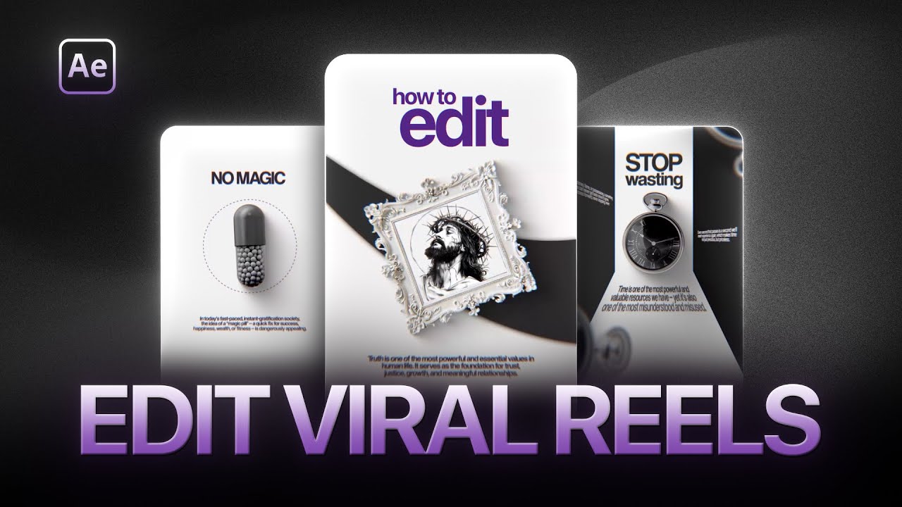 🔥How to edit Viral Reels in After Effects (COMPLETE Guide)