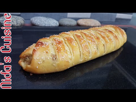 Chicken Bread Recipe - Nida's Cuisine - How To Make Chicken Bread - Easy Bread Recipe