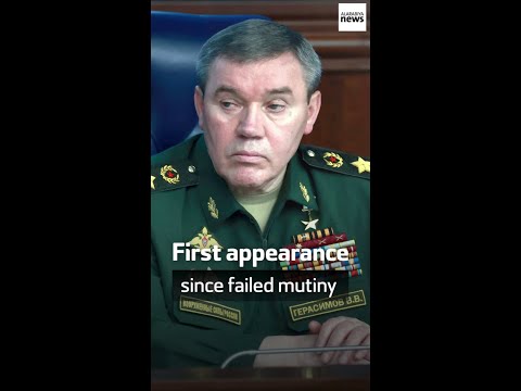 Russia's Gerasimov shown for first time since failed June 24 mutiny