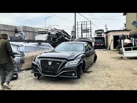 Step-by-Step: Prepare Toyota Crown RS 2019 for Export 🇯🇵🇯🇵 #automobile #japan