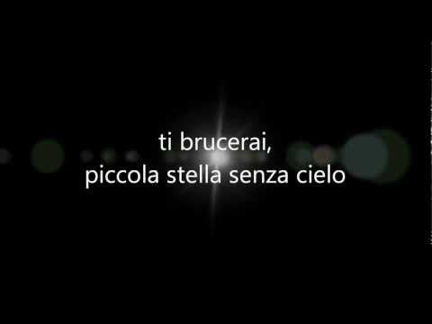 piccola stella senza cielo Ligabue-testo