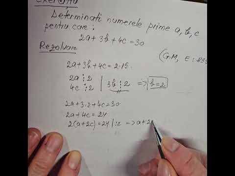 Exercitiu gazeta matematica