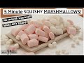 5 Minute HOMEMADE MARSHMALLOWS Squishy Satisfying Marshmallow Recipe EASY