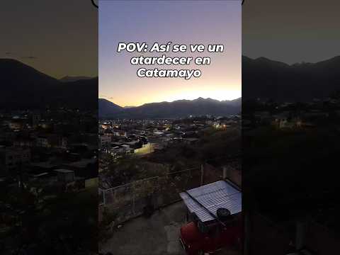 POV: Así se ve un atardecer en Catamayo.