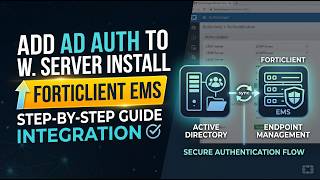 How to Configure Active Directory Authentication on FortiClient EMS (Step-by-Ste
