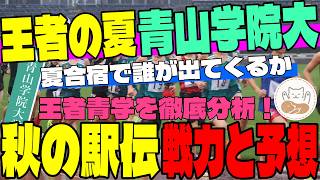 【青山学院大】トラックシーズン終了！いよいよ始まる過酷な夏合宿、現状の戦力分析と秋の駅伝大予想！【箱根駅伝】