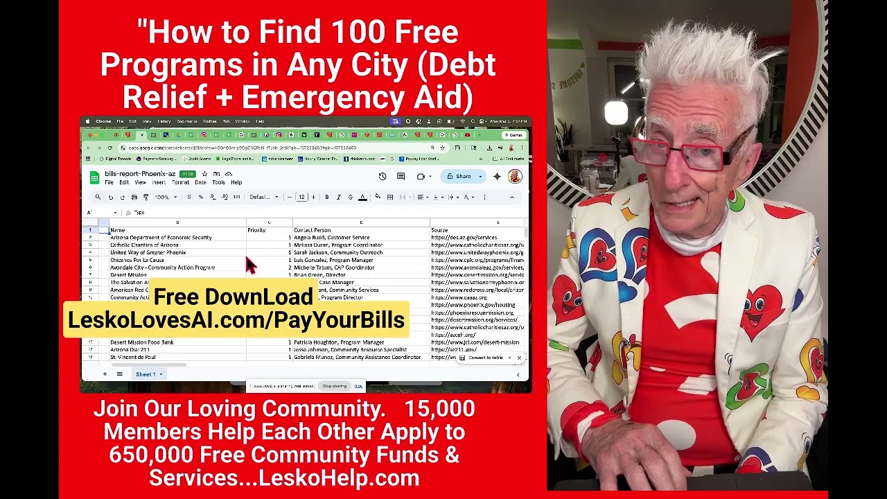 How to Find 100 Free Programs in Any City Debt Relief + Emergency Aid