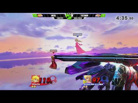 CCE:Subspace - Meru (Peach) Vs. Tatuman (Rosalina) - Losers Top 8 - Smash 4