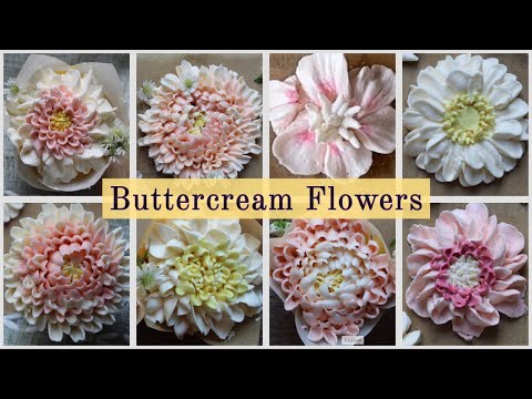 NEW Buttercream Flowers Piping Tutorial