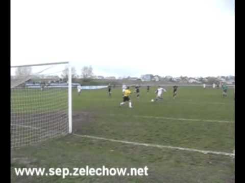 2008.04.20 Sęp Żelechów - Victoria Kałuszyn: bramka Skwarka dająca Zwycięstwo