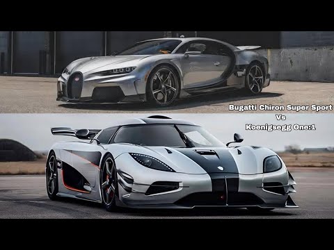 Koenigsegg One:1 Vs Bugatti Chiron Super Sport 0-340 km/h Acceleration Comparison