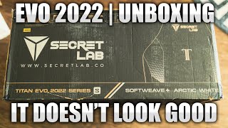 SECRETLAB TITAN EVO 2022 UNBOXING | WHY I'M WORRIED