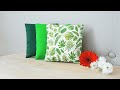 How To Sew A Pillow Cover In 5 Minutes