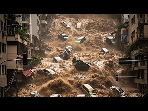 Ecuador chaos today..!! Alausi in Chimborazo destroyed by flood and mudslide