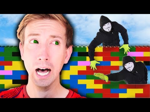 LAST TO SURVIVE WINS - Build HACKER Proof $10,000 GIANT LEGO Safe House in 24 HOUR Battle Challenge