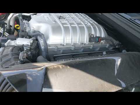 Jeep ESD 6.2L Supercharged HEMI V8 SRT engine sound of 2021 Grand Cherokee Trackhawk 1C4RJFN96MC7...