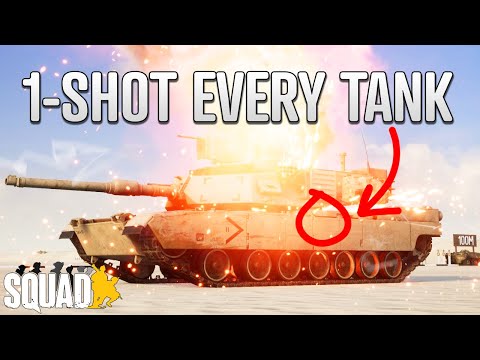ONE SHOT EVERY TANK IN SQUAD | How to win tank and armor fights as QUICK as possible in Squad