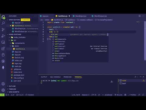 Giving Zustand a try to manage application state