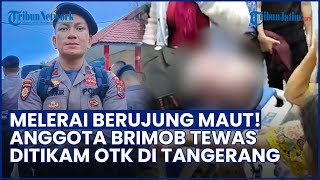 Lerai Keributan Berujung Maut! Anggota Brimob Tewas Ditikam OTK di Tengerang, Polisi Kejar Pelaku