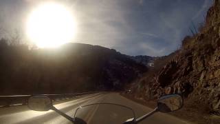 preview picture of video 'Winter driving in the area around Red Rock.'