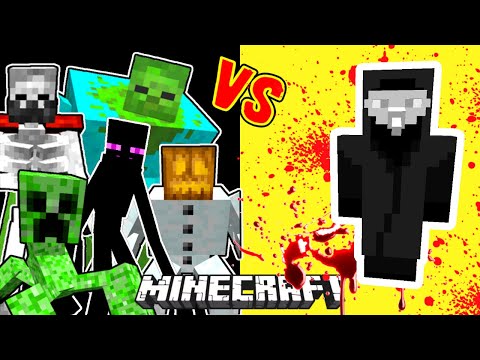 SCP-049 PC Vs. Mutant Monsters in Minecraft