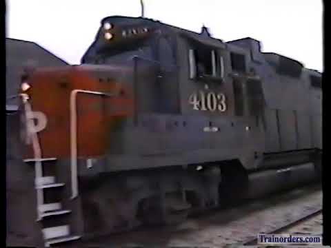 Classic Railroad Series 995 - Interesting Area and Times On The SP, New Iberia, La, 12/88