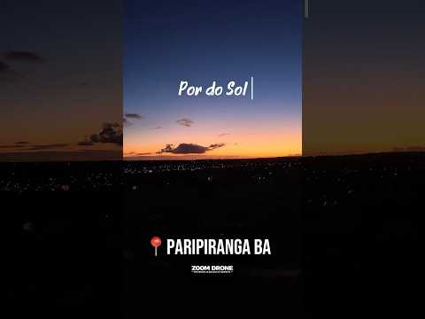 Pôr do sol em Paripiranga Bahia