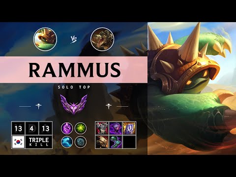Rammus Top vs Renekton - KR Master Patch 14.13