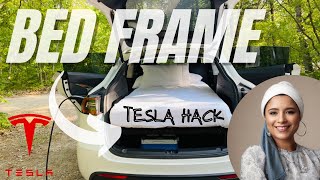 DIY Bed Frame for Tesla Model Y (ft. EVBASE Camping Gear)