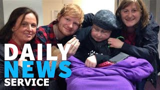Ed Sheeran accsepts marrage proposal from sick fan - DNS