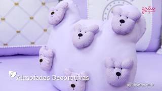 Quarto para Bebê Teddy Lilás | Ref: 50357