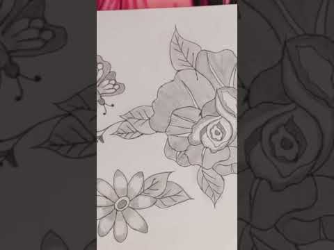 Draw easy and beautiful flower