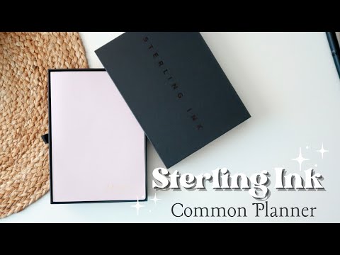 Sterling Ink Common Planner! | Review and Flip Through #sterlinginkcommonplanner