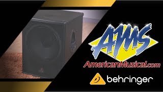 Video thumbnail for Behringer Eurolive B1800XP Overview - American Musical Supply by American Musical Supply