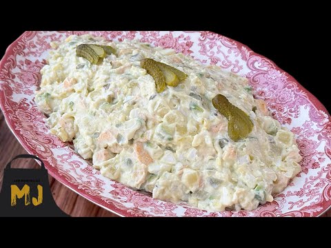 Ensaladilla rusa con pollo