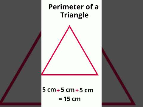 Perimeter of a Triangle #shorts