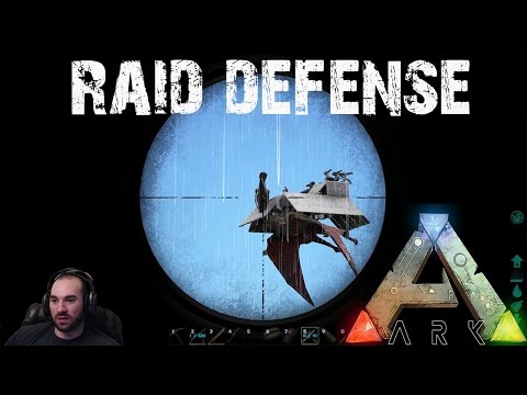 ARK Survival Evolved - Epic Raid Defense with Turret Quetzals! E30