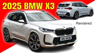 New 2025 BMW X3 Rendered