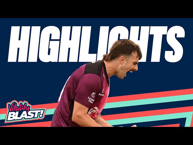 Bowlers Shine For Somerset | Somerset v Surrey – Highlights | Vitality Blast 2023