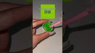 Making a charli XCX lipgloss #lipgloss #shorts