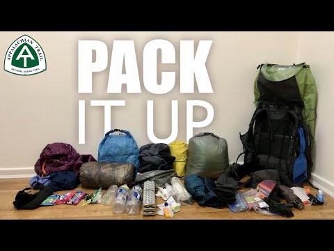 How to Pack your Backpacking Gear | Appalachian Trail Thru Hike Gear 2021