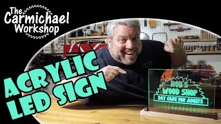 How to Make a Light Up Acrylic LED Sign