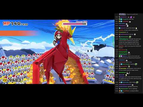 [Vinesauce] Vinny [Chat Replay] - Paper Mario and the Origami King (Part 14)