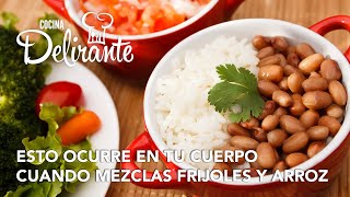 Esto pasa en tu cuerpo si mezclas arroz con frijoles
