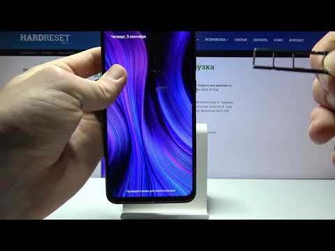 Redmi Note 9 — Как вставить СИМ карту и карту памяти.