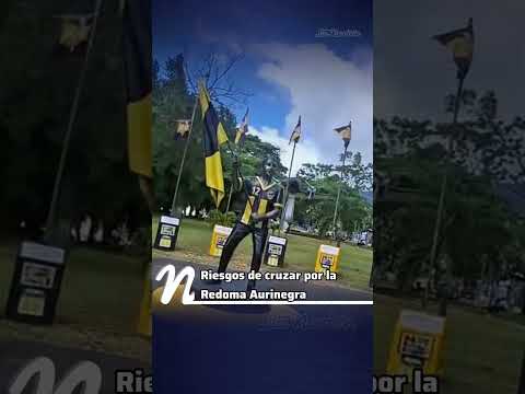 Riesgos de cruzar por la Redoma Aurinegra  #reporte #tachira #sancristobal