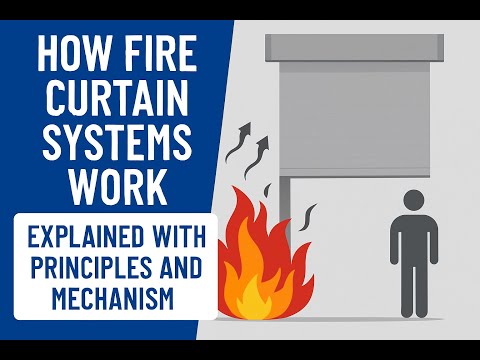 How Fire Curtain Systems Work: Explained with Principles and Mechanism
