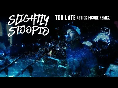 Too Late (Stick Figure Remix) - Slightly Stoopid (Official Video) Video