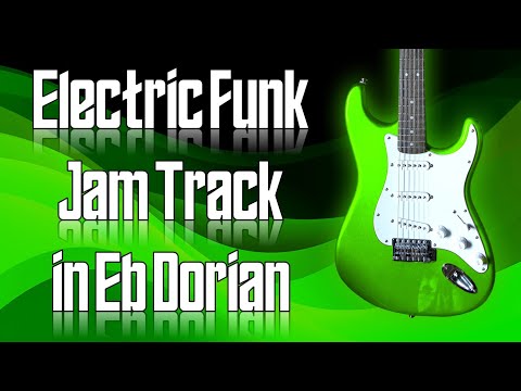 Electric Funk Jam Track in Eb Dorian 🎸 Guitar Backing Track