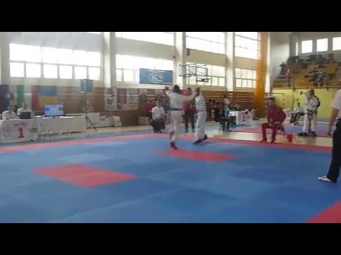 Taekwondo ITF fight Presov Open